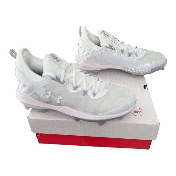 Under Armour Harper 8 Elite TPU Baseball Cleats White Men’s 7.5 New main image 4